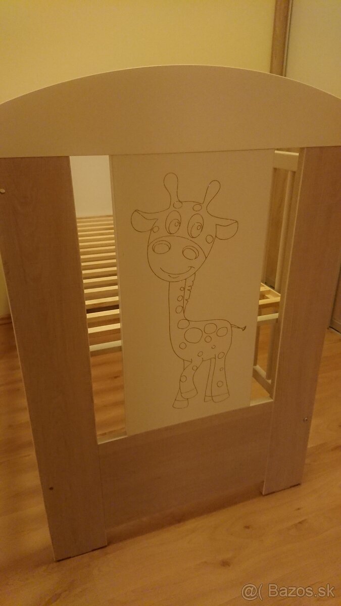 Detská postieľka so žirafou - 2