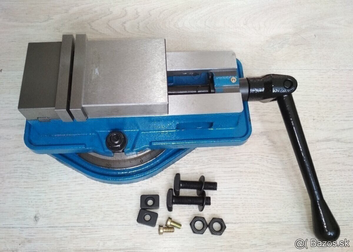 Strojný zverák 80mm otočný - 2