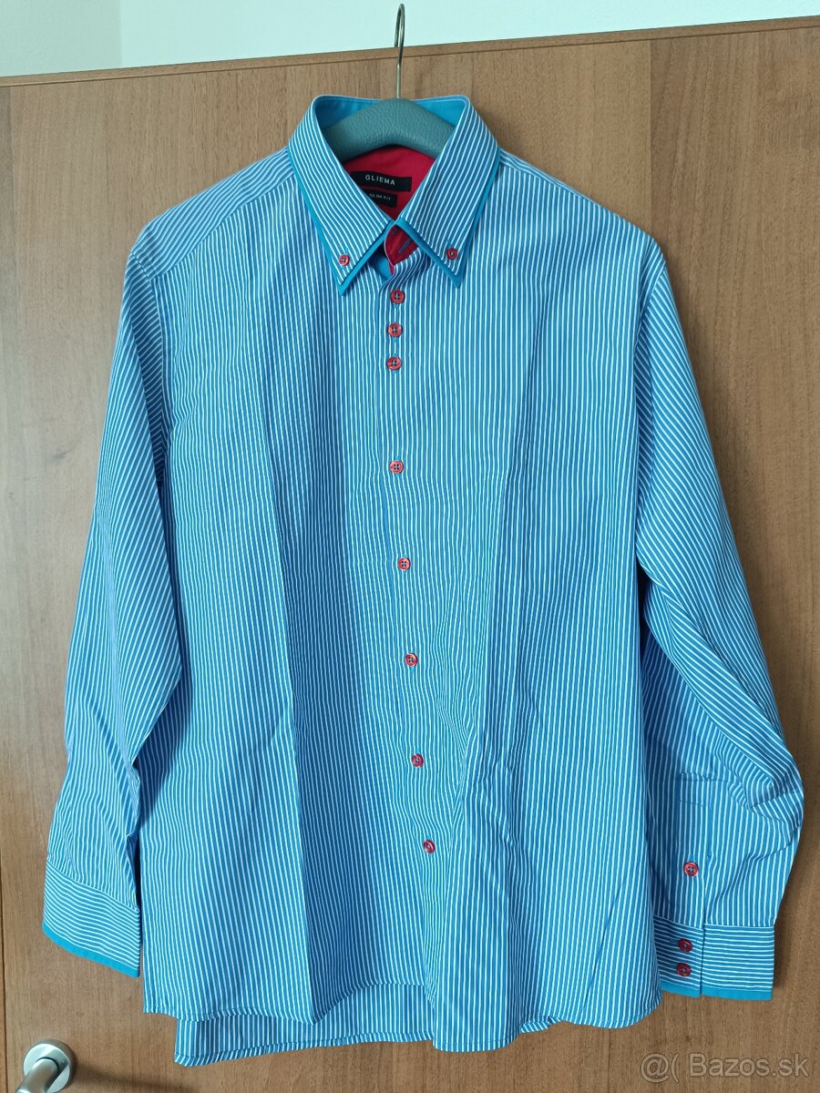 Pánska košeľa modrá - 2