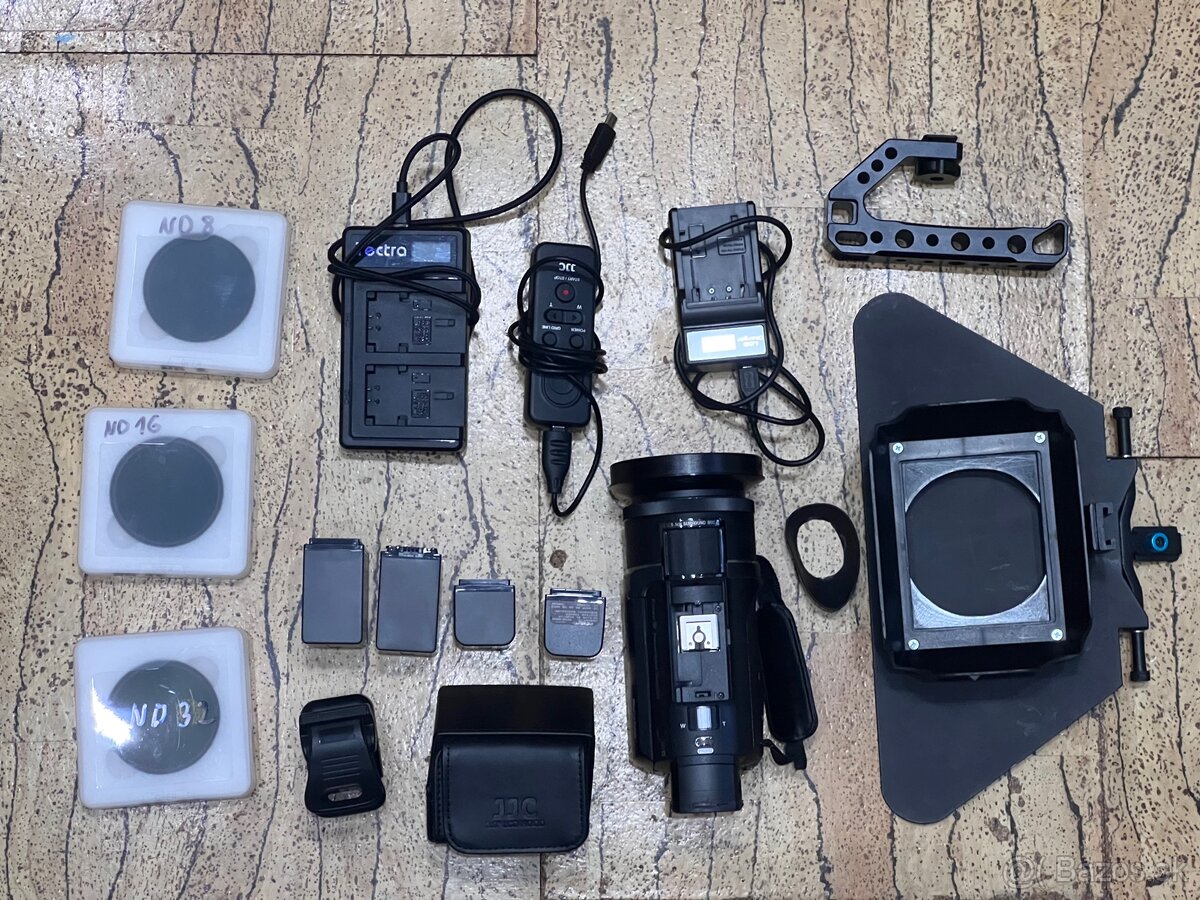 Sony FDR-AX53 4K komplet video set, pripravené na natáčanie - 2