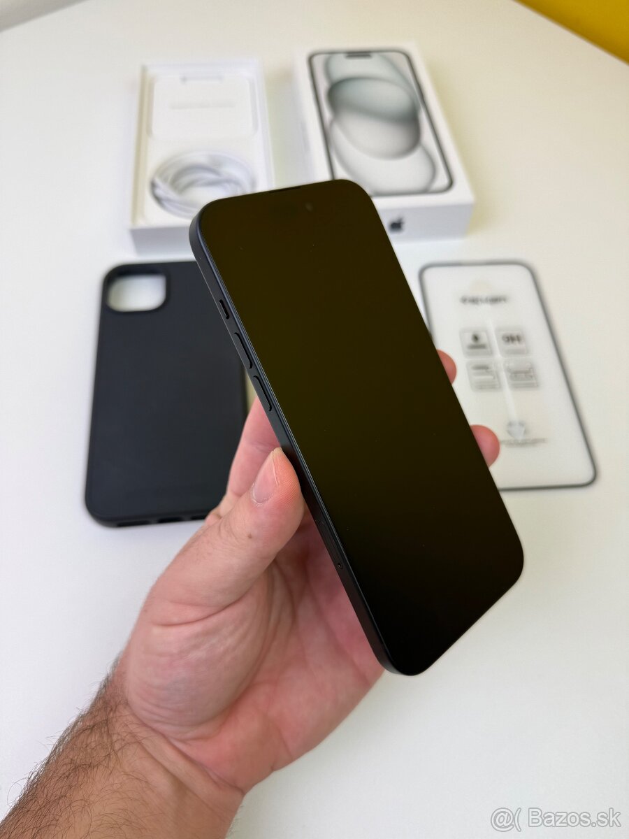 Predám vymením Iphone 15 Plus 128GB Black ako nový - 2