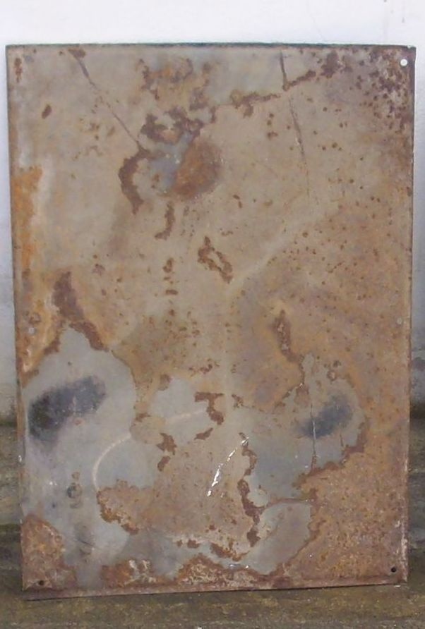 Stará smaltovaná tabulka - 70cm - 2