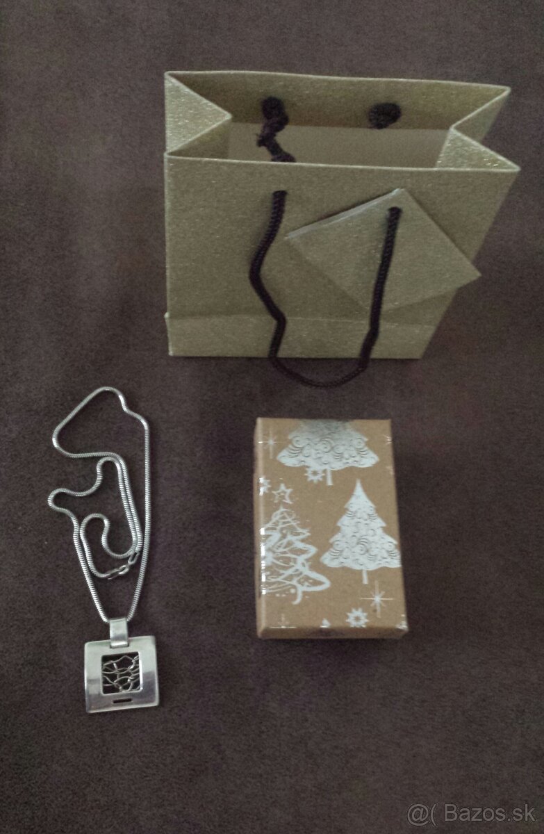 Prívesok s retiazkou - striebro - 2