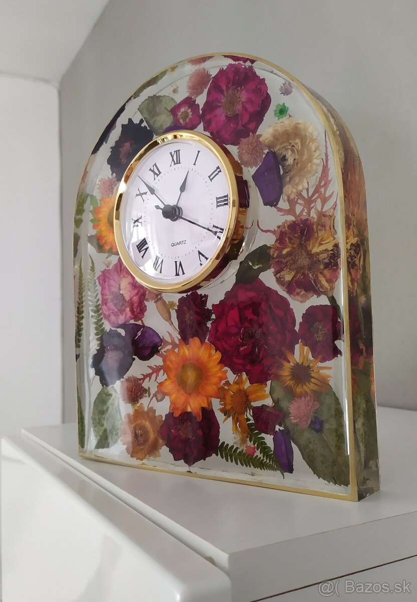 Epoxidove hodiny kvety - 2