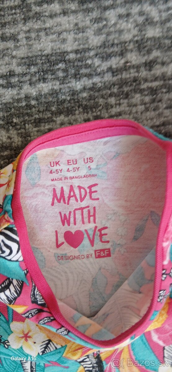 Farebné šaty 110 - 2