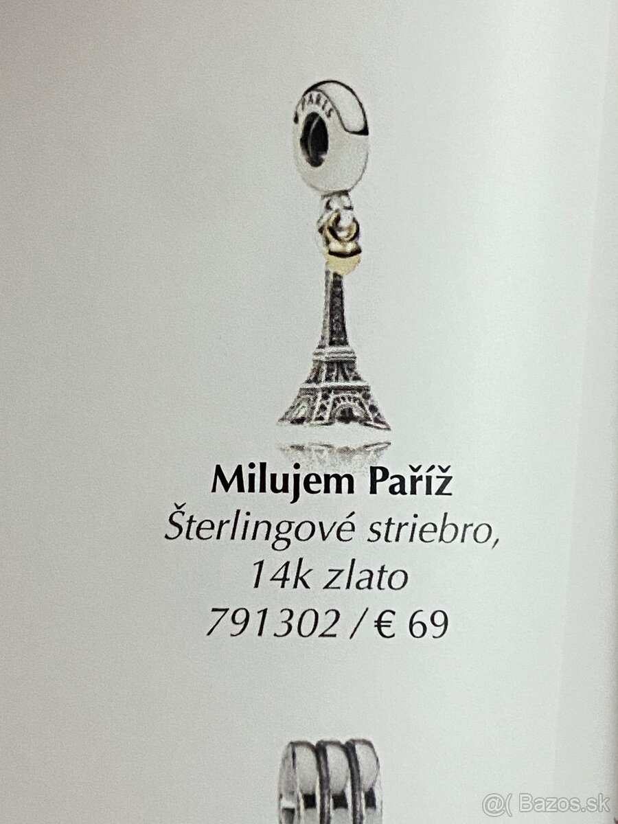 Pandora privesok Eiffelova veža - 2