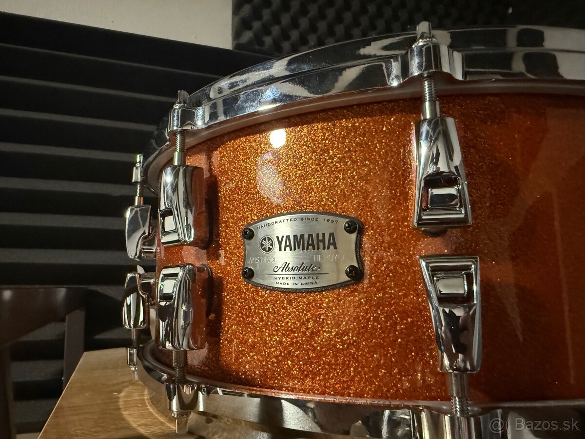Predám snare Yamaha Absolute Hybrid Maple 14x6 - 2