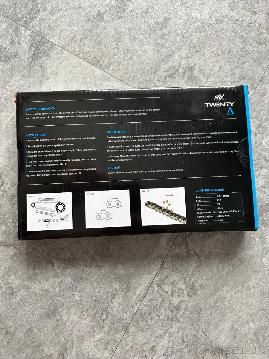 Sur-Ron / SurRon / Sur Ron / reťaz 420 X-ring - 2