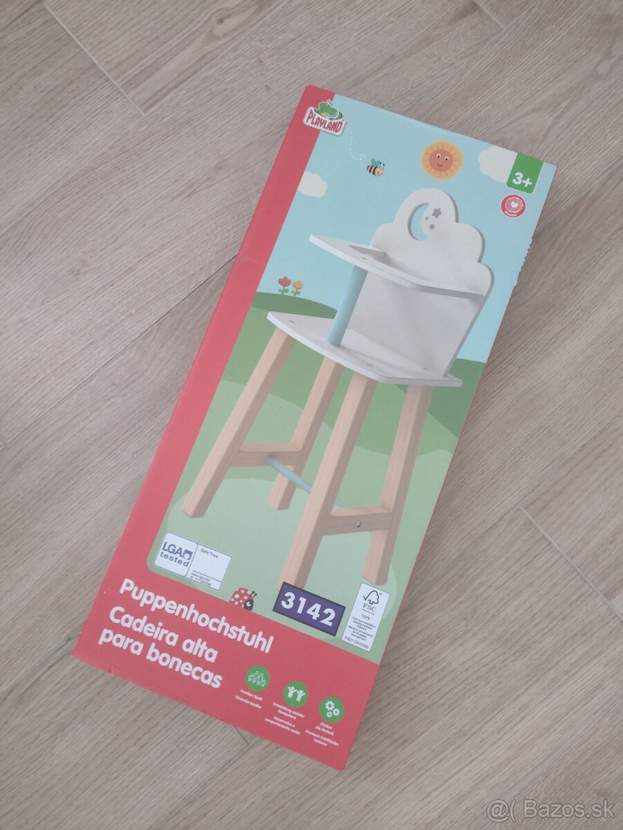 Stolička na kŕmenie pre bábiky - 2