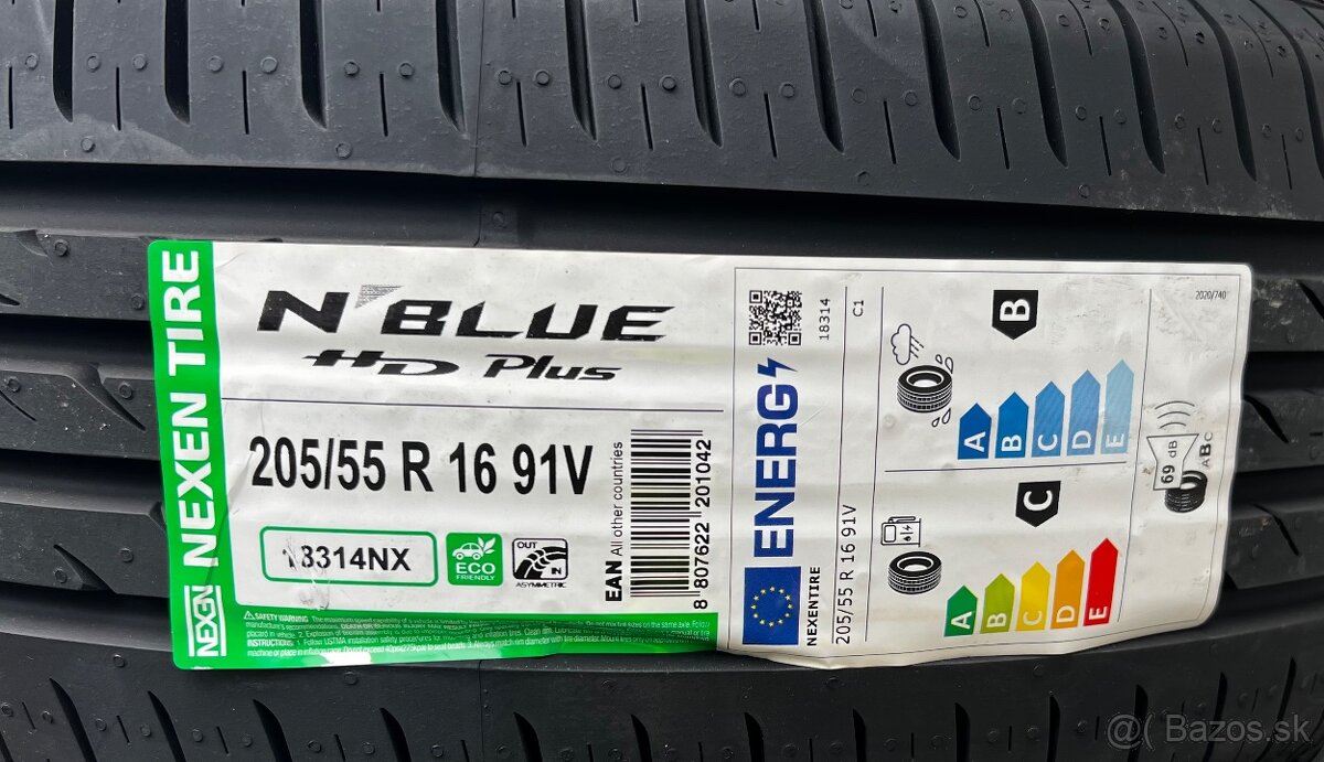205/55R16 nové letné pneumatíky - 2