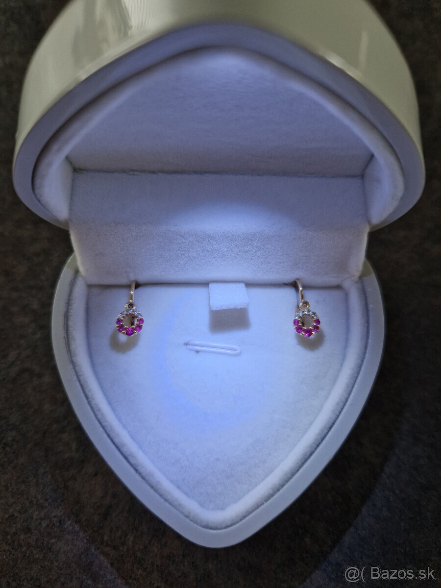 Detské zlaté náušnice - 2