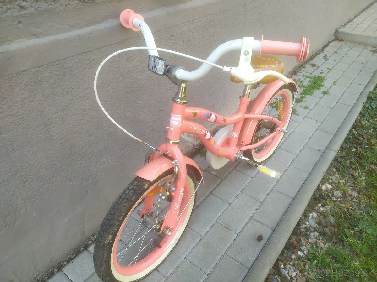 Dievčenský bicykel 16" - 2