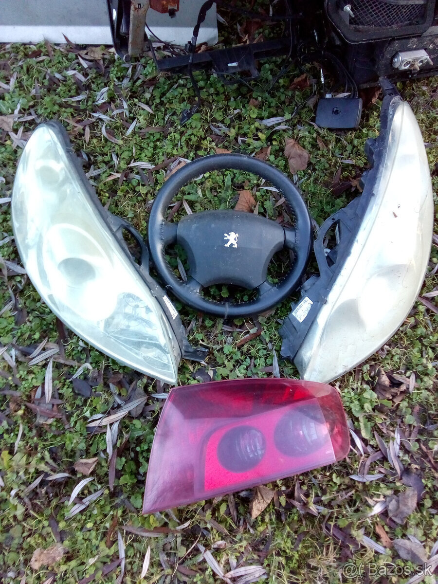 Peugeot 407 predna+zadná kapota, dvere sedačky - 2