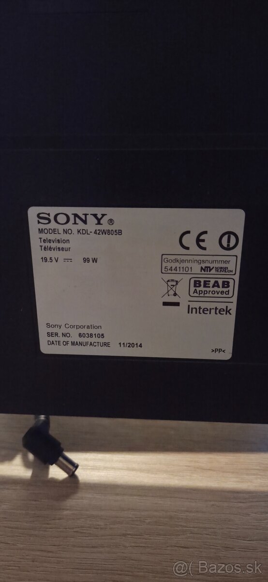 Sony bravia kdl-42805b 3D - 2