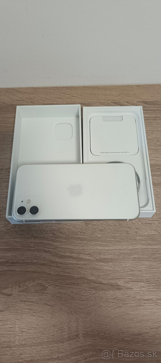 iPhone 11 White 128GB - Original zabalený + sklo + kryt - 2