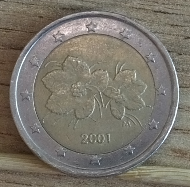 2 Euro - 2001 Finsko chyboražba ponuknite cenu. 064 - 2