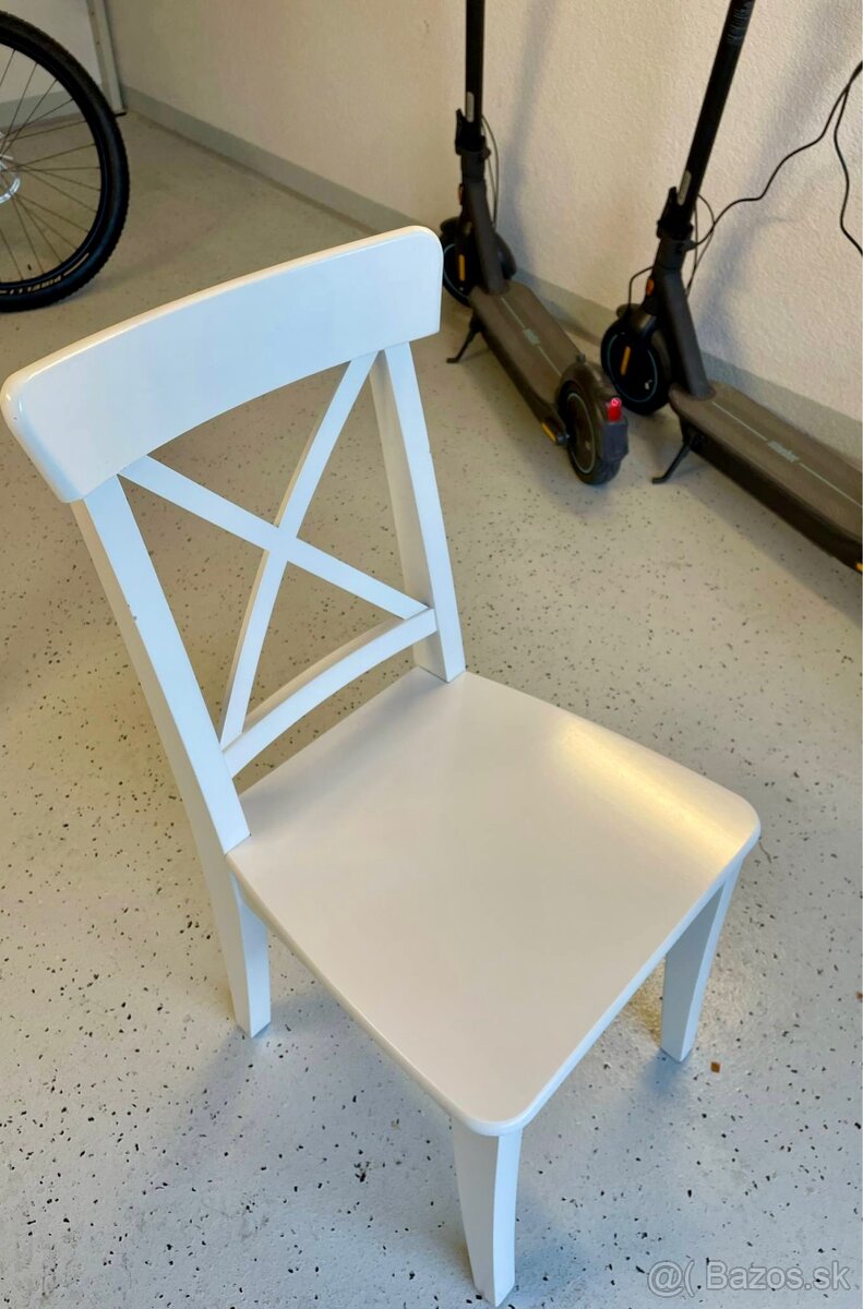 Predám 2 alebo 3 kusy biele stoličky IKEA - 2