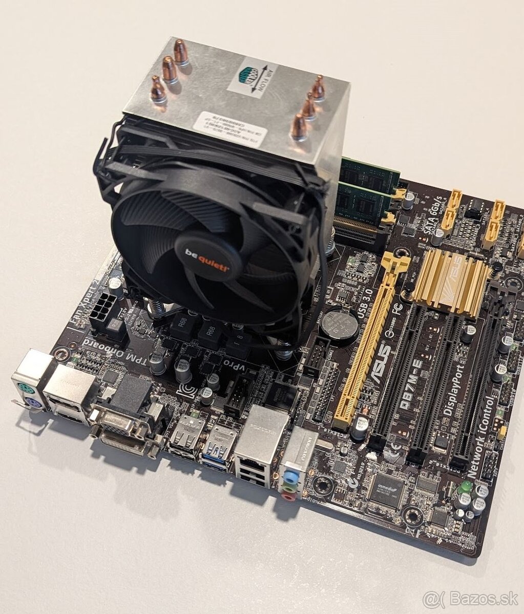 ASUS Q87M-E + i7 4770 + 16GB DDR3 - 2