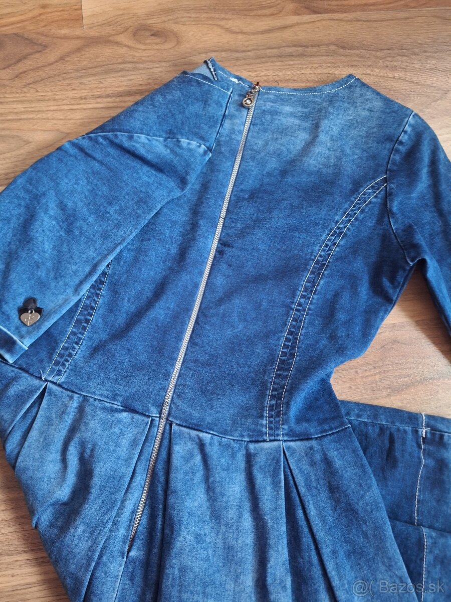 Dámske riflove šaty - 2