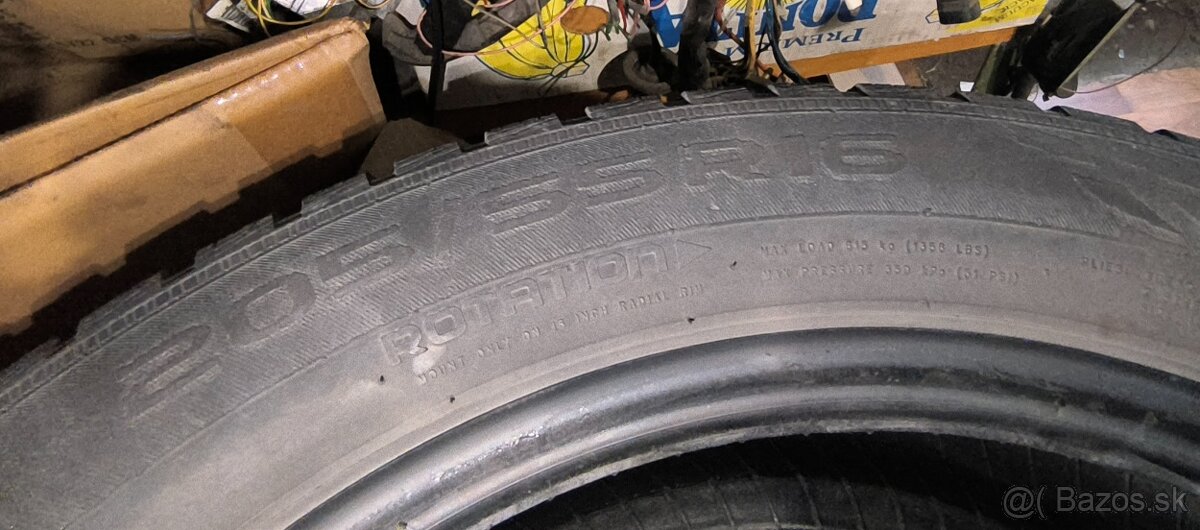 Predám zimné 205/55 r16 - 2