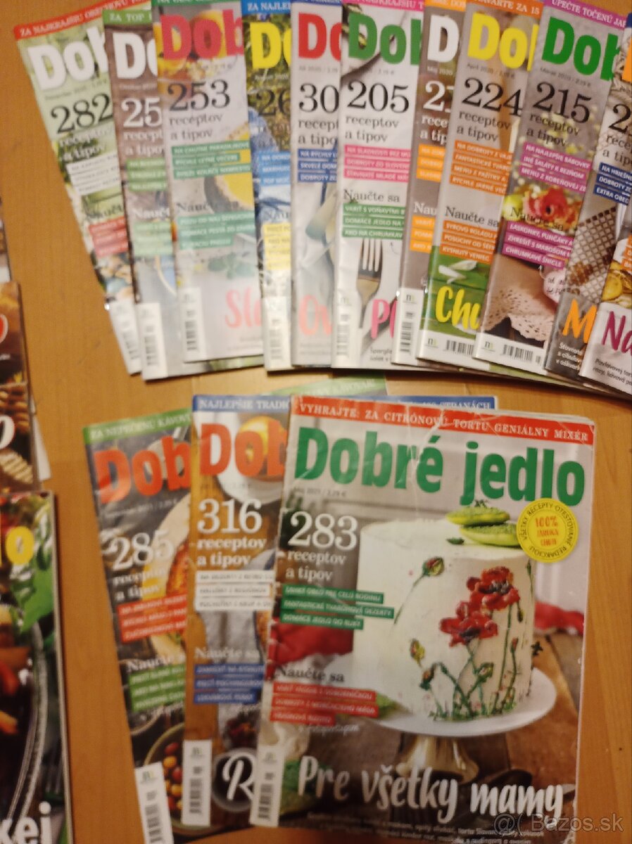 Časopisy dobre jedlo 2020 , 2021 - 2