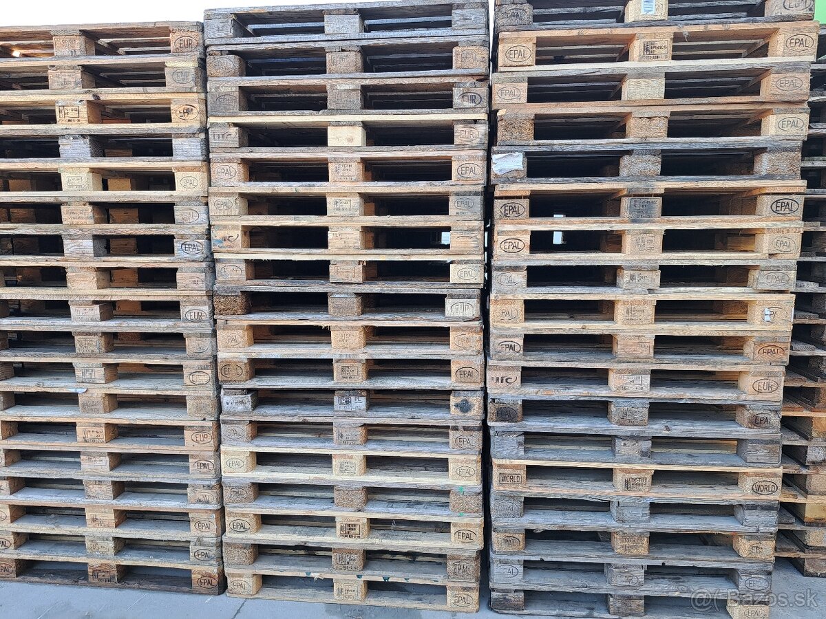 Predám europalety mix použité A,B - 2