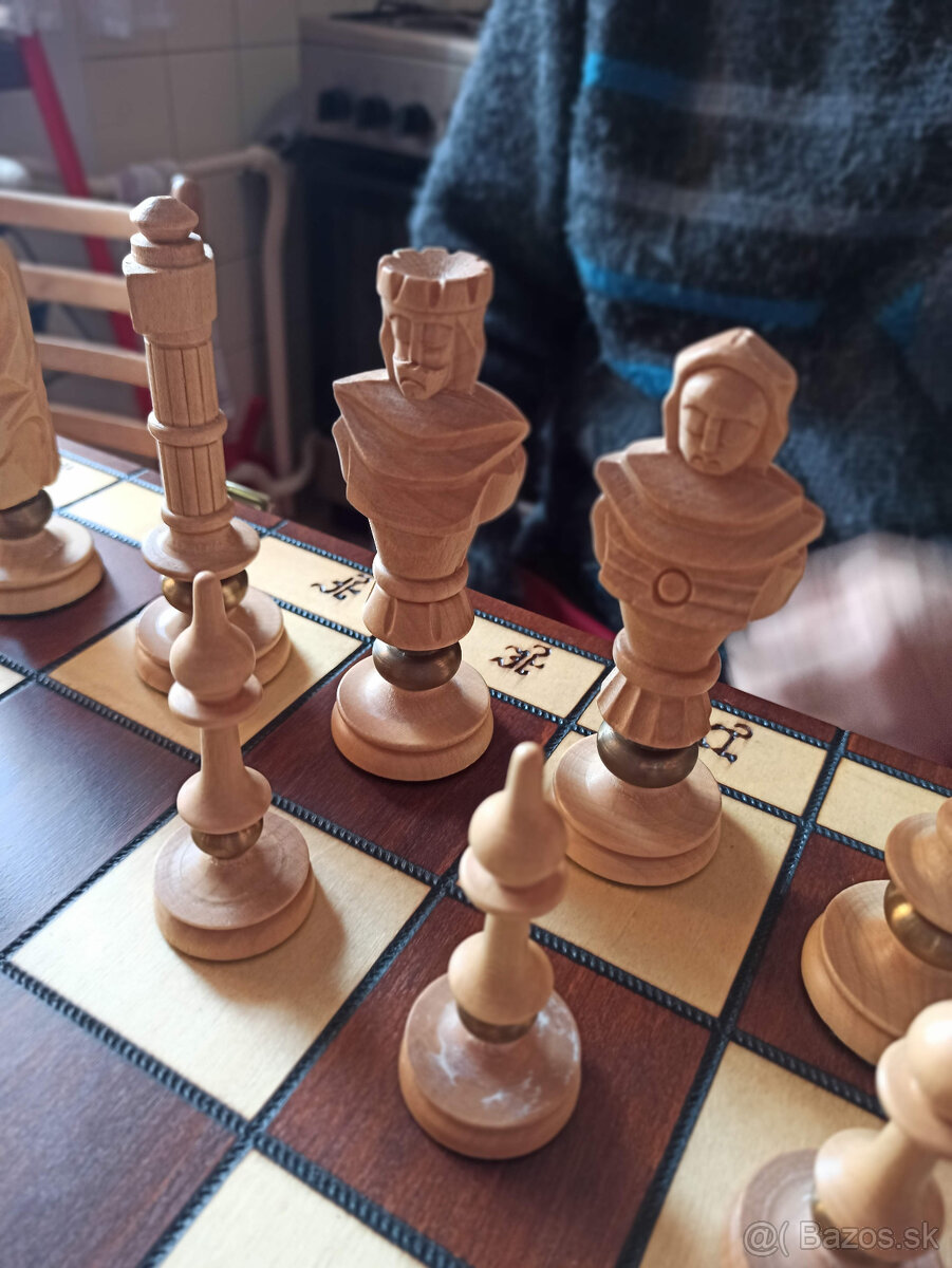 Drevený šach Royal Lux - 2