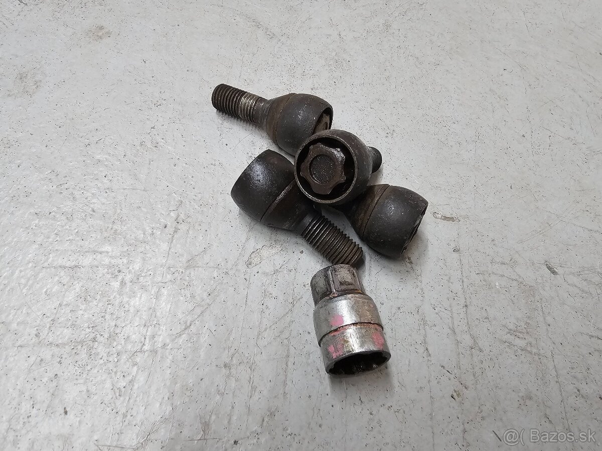 Bezpečnostne skrutky M12x1.5x24 FIAT,OPEL,BMW ine - 2