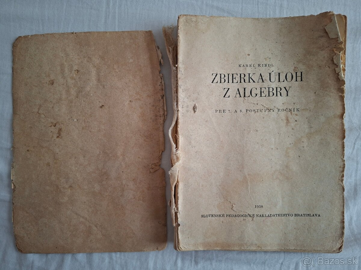Zbierka úloh z algebry pre 7. a 8. ročník (1958) - 2