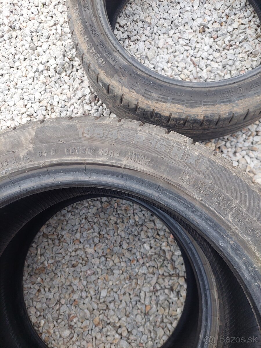 Pneumatiky 195/45 r16 - 2