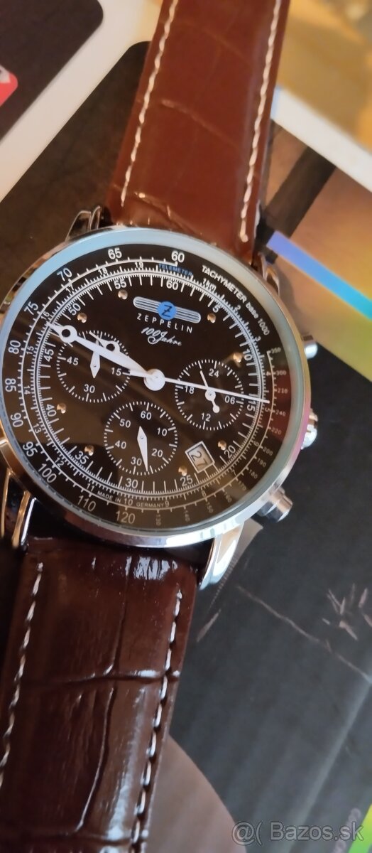luxusní hodinky Zeppelin chronograf - 2