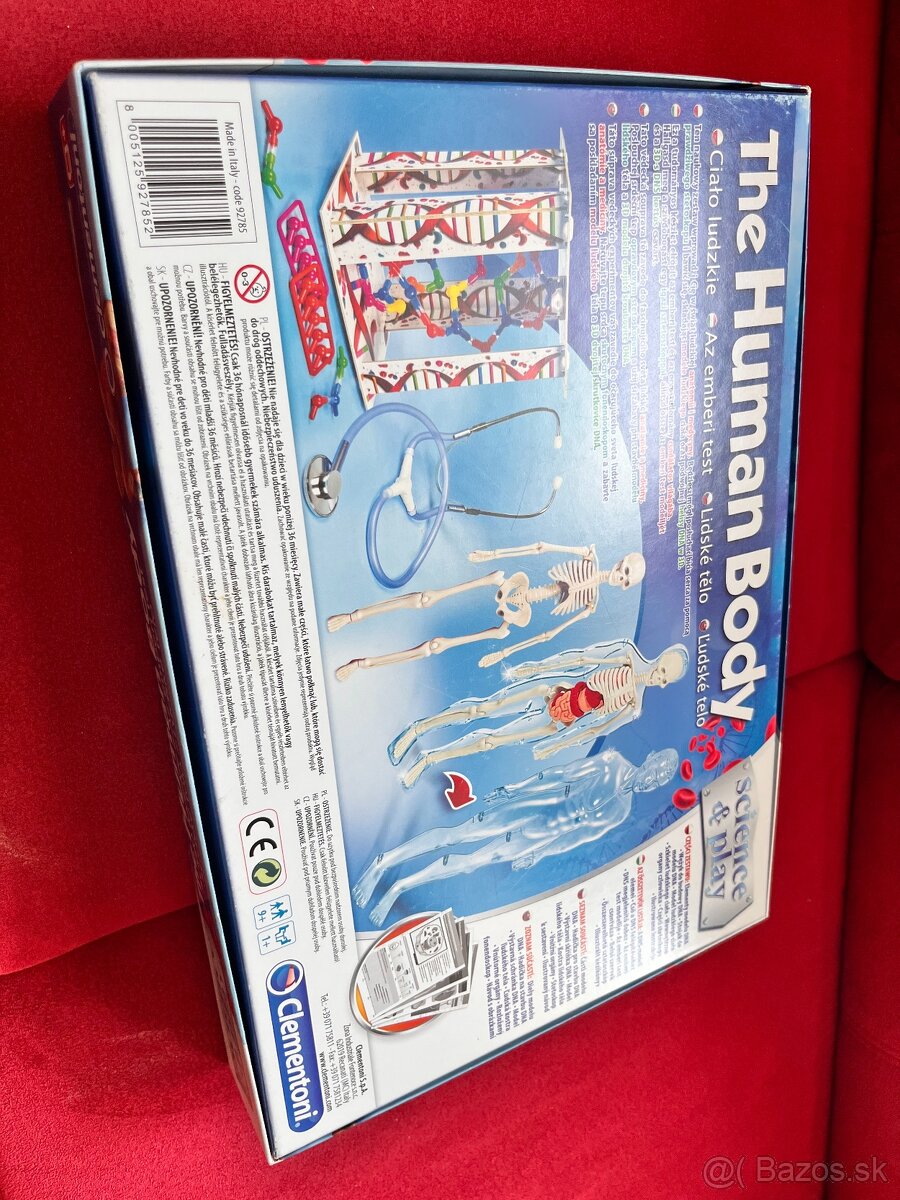 stolná hra Clementoni Detské laboratórium - Ľudské telo - 2