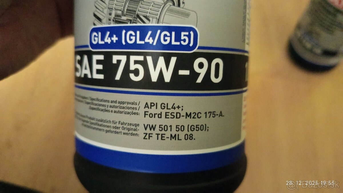 Prevodový olej 75W-90 Liqui moly - 2