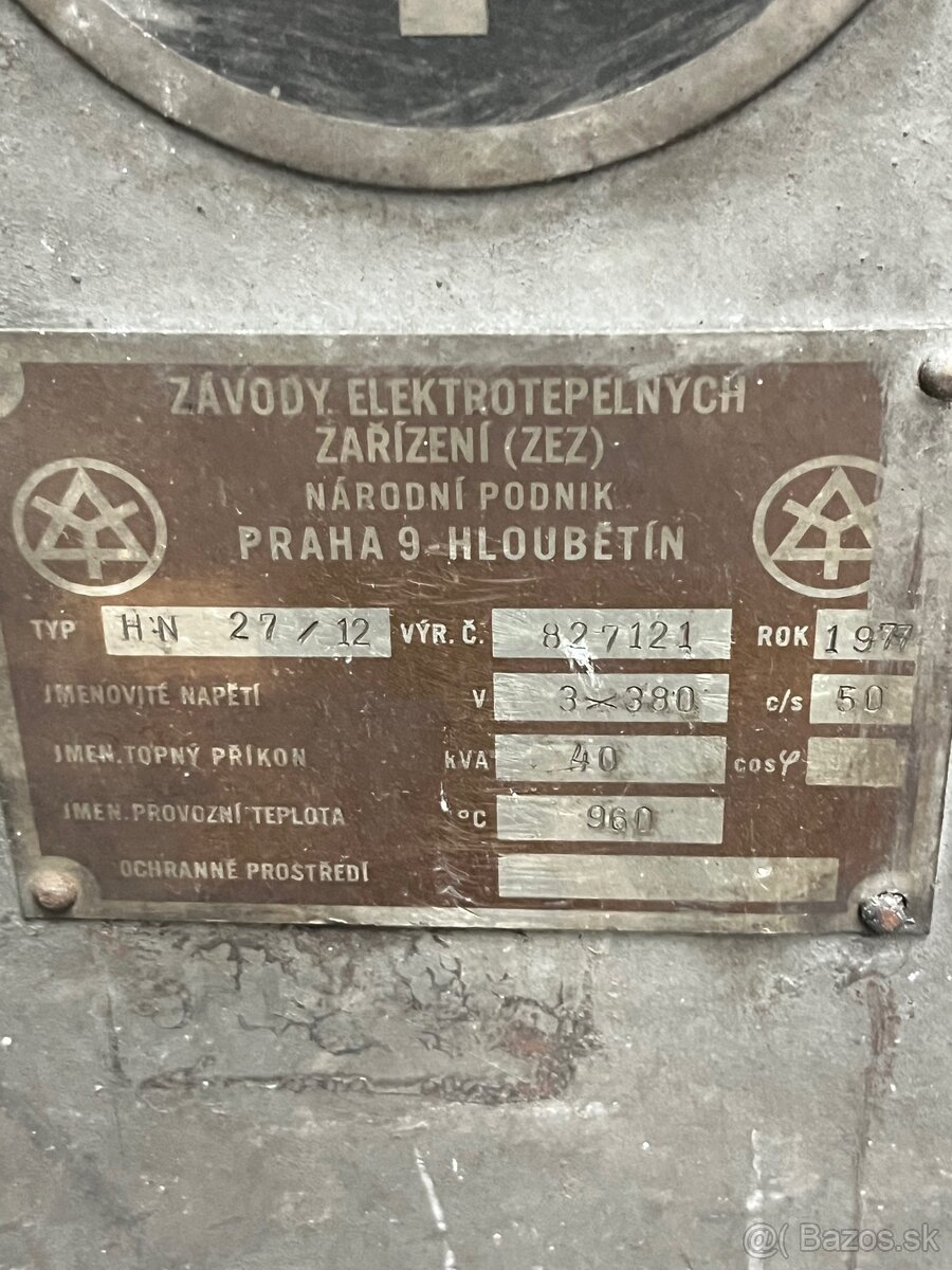 Komorová kaliaca pec - 2