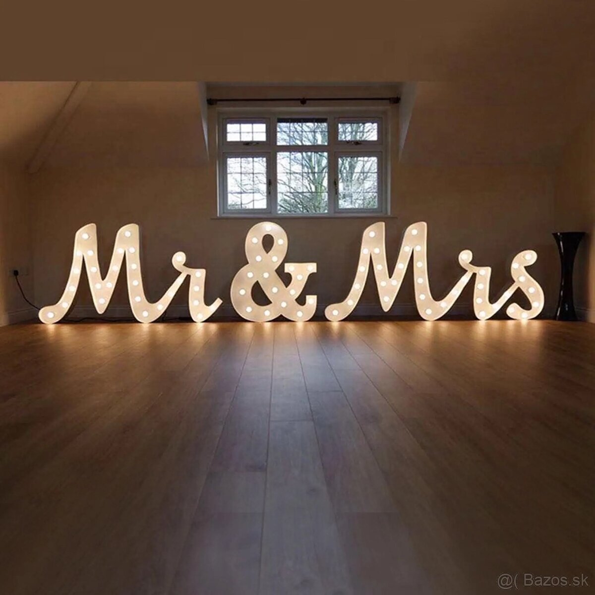 Svadobný led nápis Mr&Mrs - 2