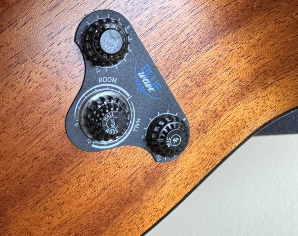 TNBW1TE Travel elektroakustická nylonová gitara - 2