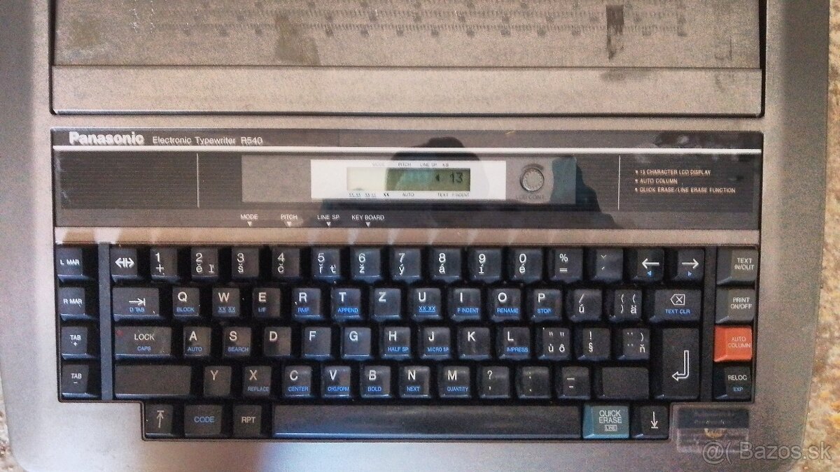Prodám psací stroj Panasonic . - 2