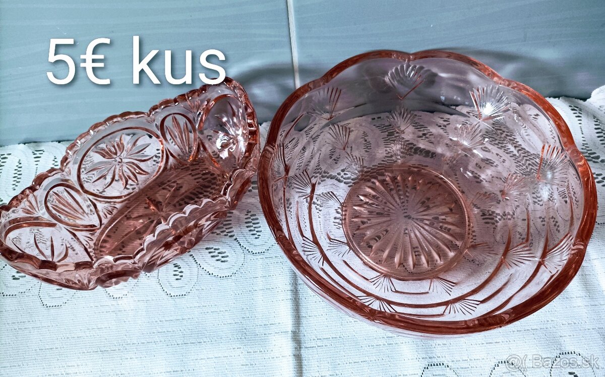 Retro sklenené misy - 2