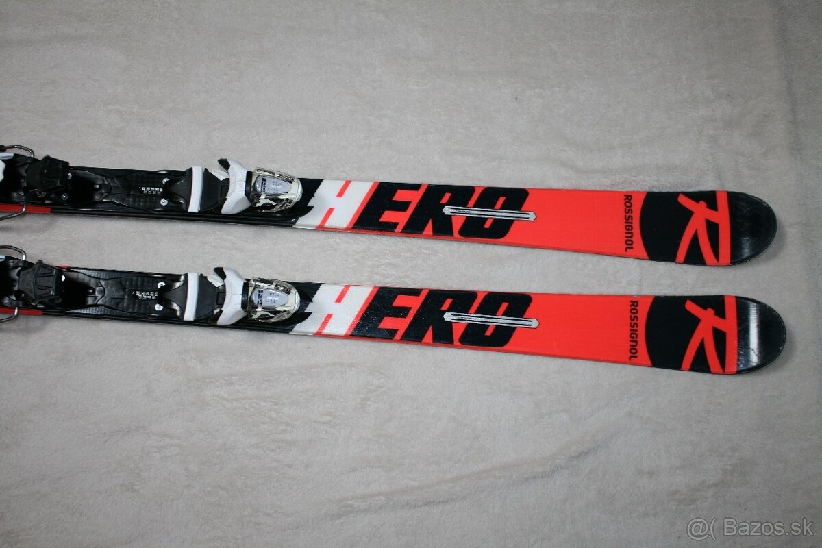 lyže Rossignol hero 160 cm , drevene jadro - 2