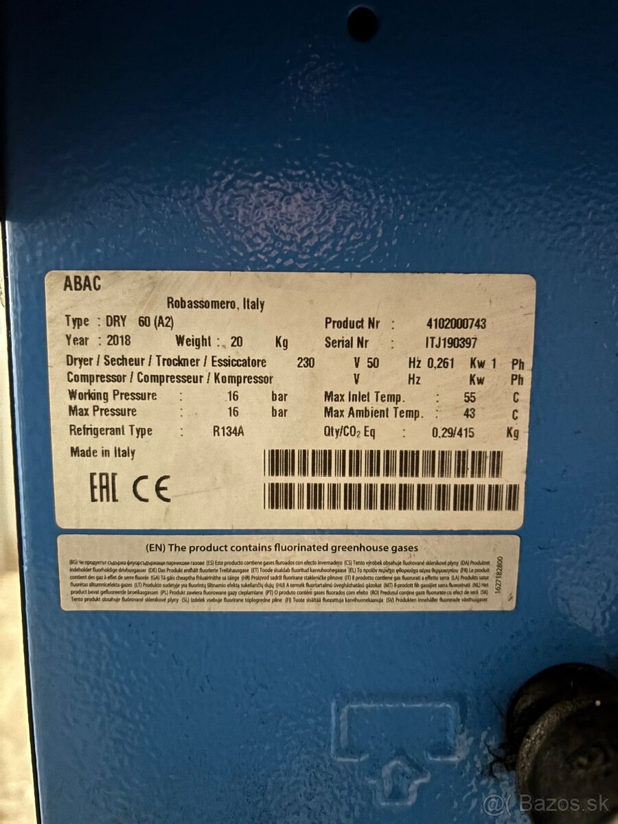 Sušičku vzduchu ABAC - 2