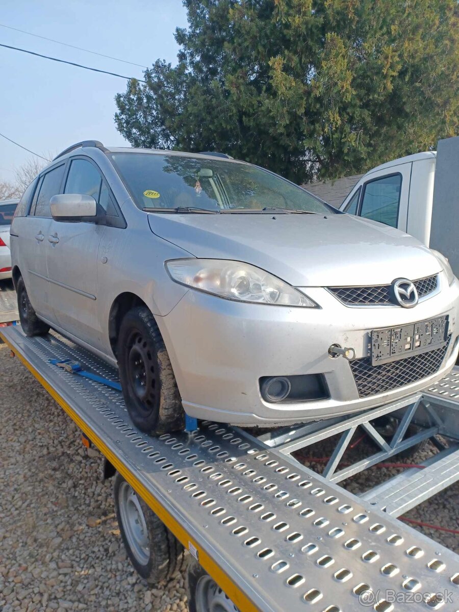 Rozpredam Mazda 5 2.0 CD 81,105kw RF7J 2007 - 2