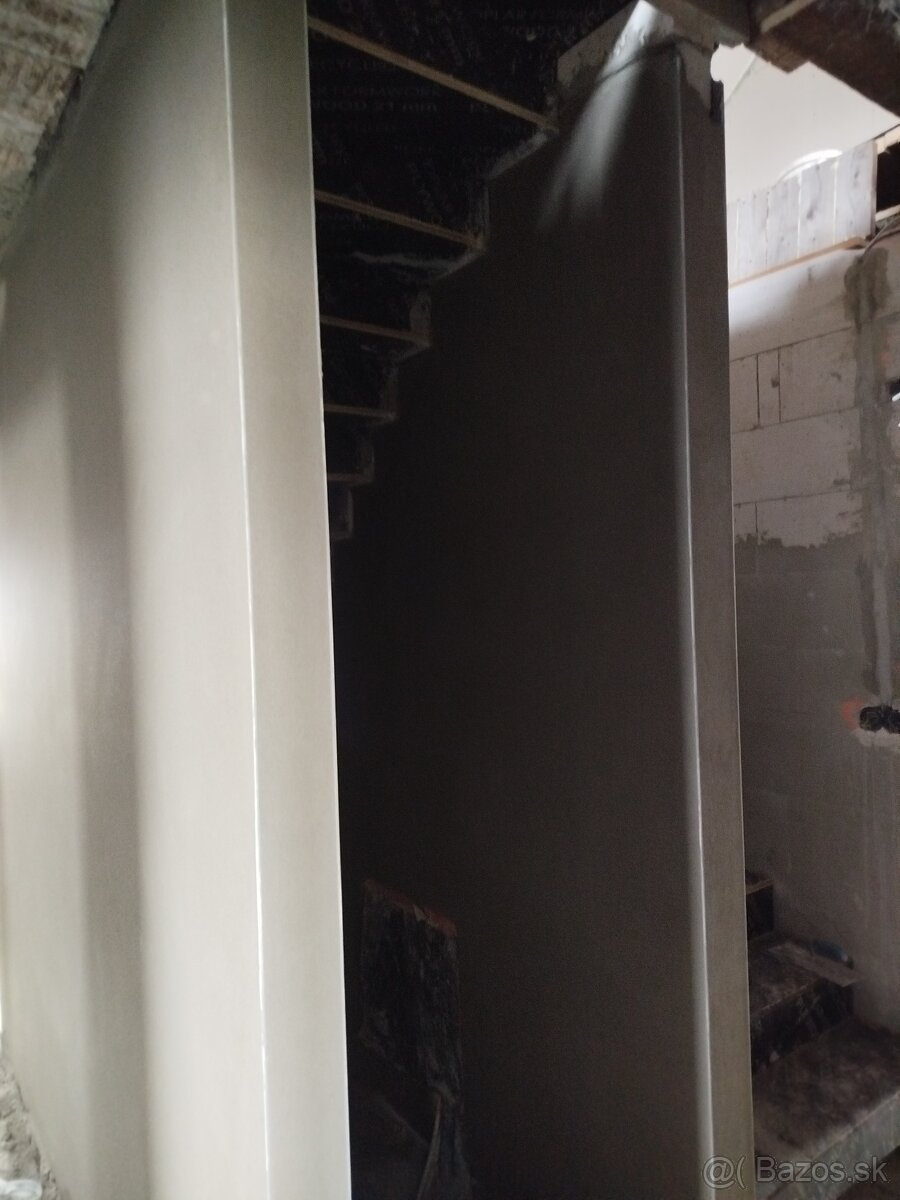 Strojové omietky. - 2