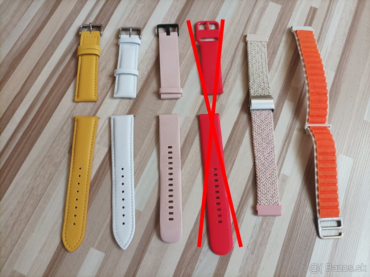 Remienky pre hodinky 20 a 22 mm - 2