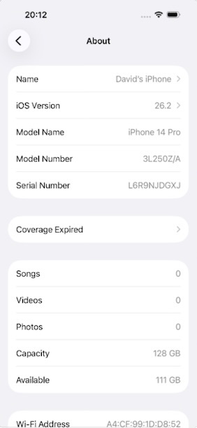 iPhone 14 Pro 128GB Silver - 2