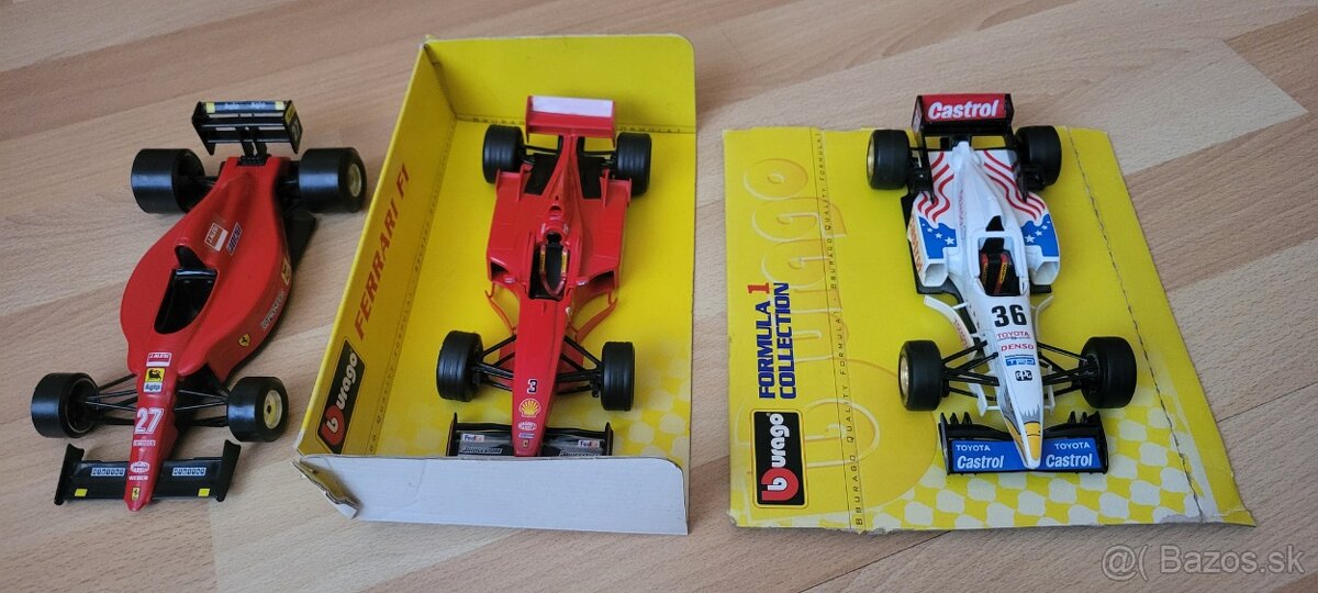 Predam 3x model Formula F1 Bburago 1:24 - 2