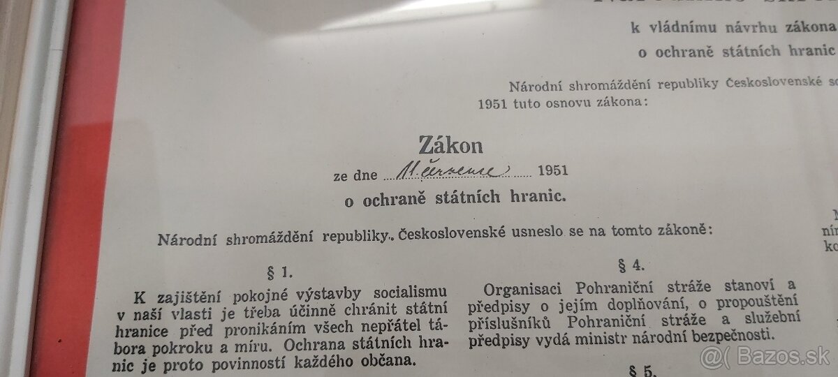 Pohraničná stráž - zákon o OSH - 2