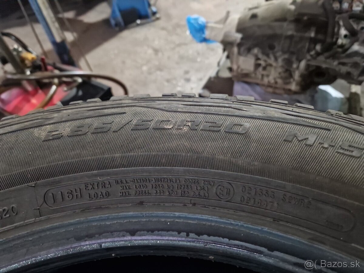 Predám zimné pneumatiky 285/50 R 20 - 2