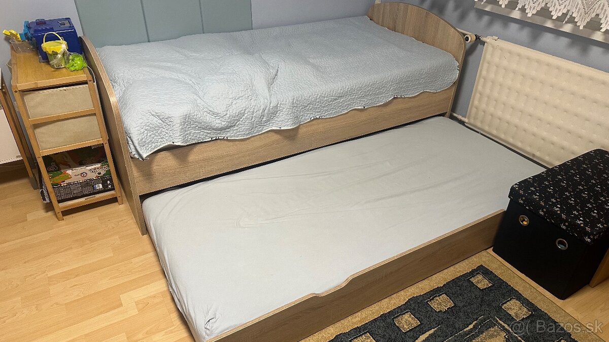 Postel s pristelkou a matracom - 2