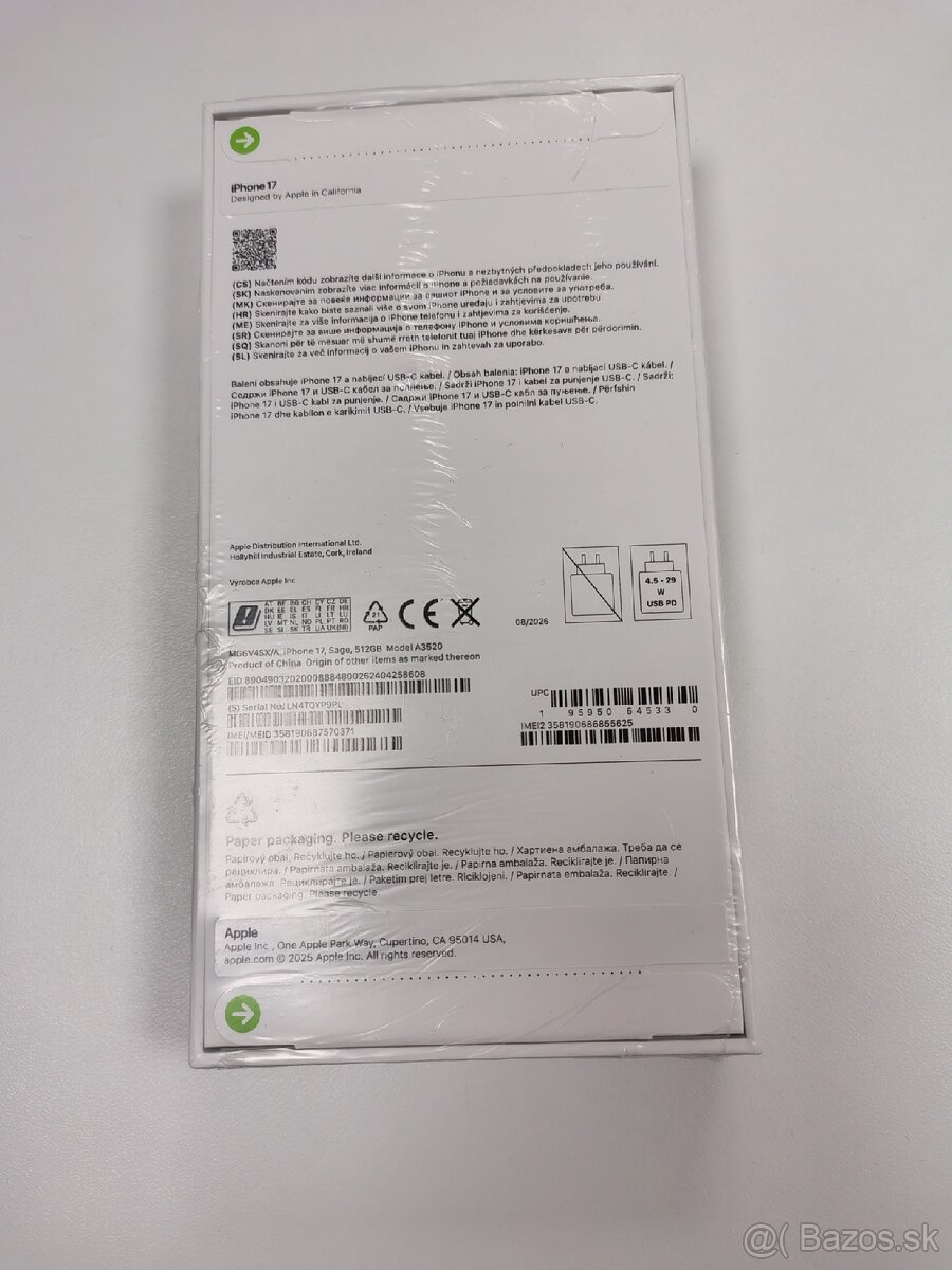 iPhone 17 512GB - 2
