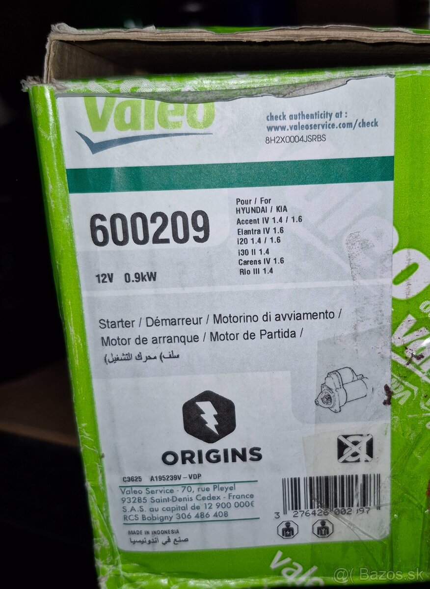 Štartér VALEO - 2